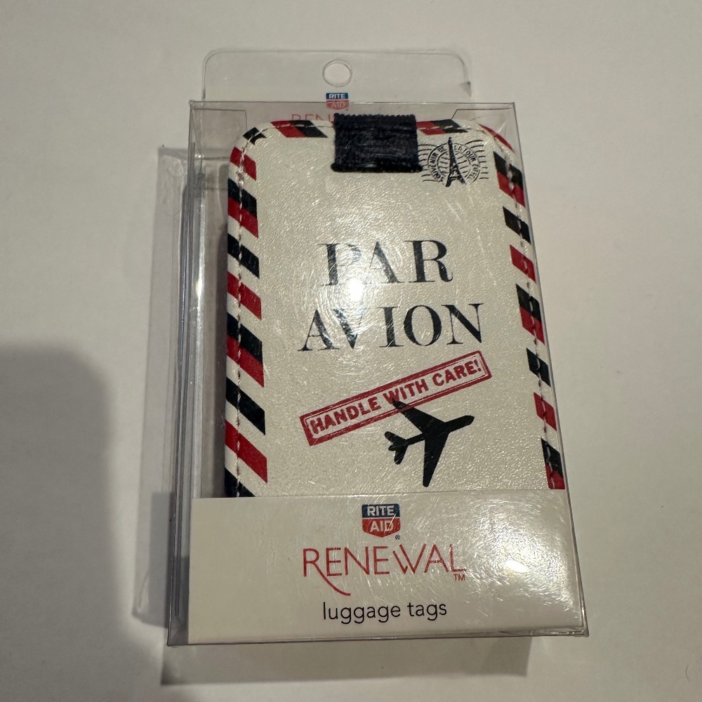 Par Avion Luggage Tags. Pack of 3